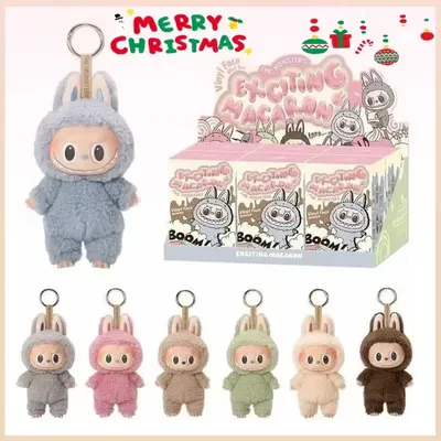 2025 Labubu The Monsters Blind Box Hot Toy Heartbeat Macaron Enamel Face PVC Figure Doll Kawaii