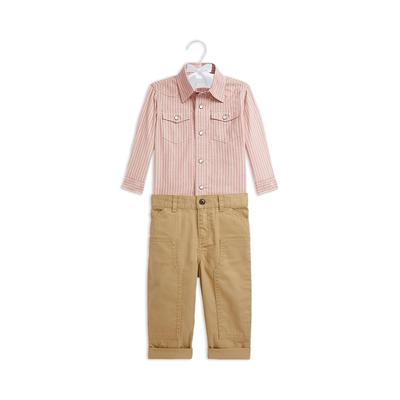 Ralph Lauren Boys' Western Shirt & Herringbone Pant Set - Baby - Multi