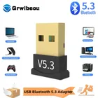 Adattatore Bluetooth wireless USB Bluetooth 5.3 per PC Dongle Adaptador Mouse wireless Keyborad