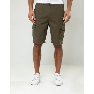 Threadbare Men's Khaki Green Cargo Shorts