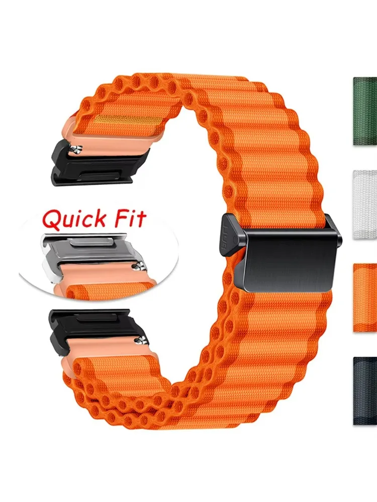 22 26 mm für Garmin Ocean Quick Release Fenix 8 47 51 mm Armband 5 5xplus 6XPro 7XPro Uhrenarmband Instinct1 2 Tactix7 Armband Image