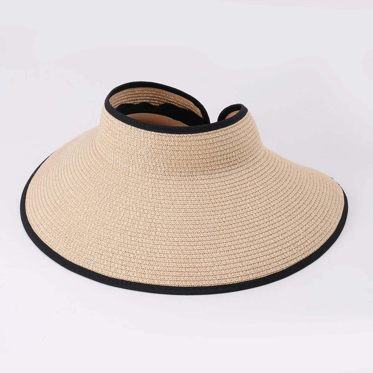Sommer Hüte Für Frauen Sonnenhut Faltbare Leere Top Sonnencreme Breiter Krempe Sonnenhut Outdoor Strand Zubehör Sonne Kappe Visier Neue Image