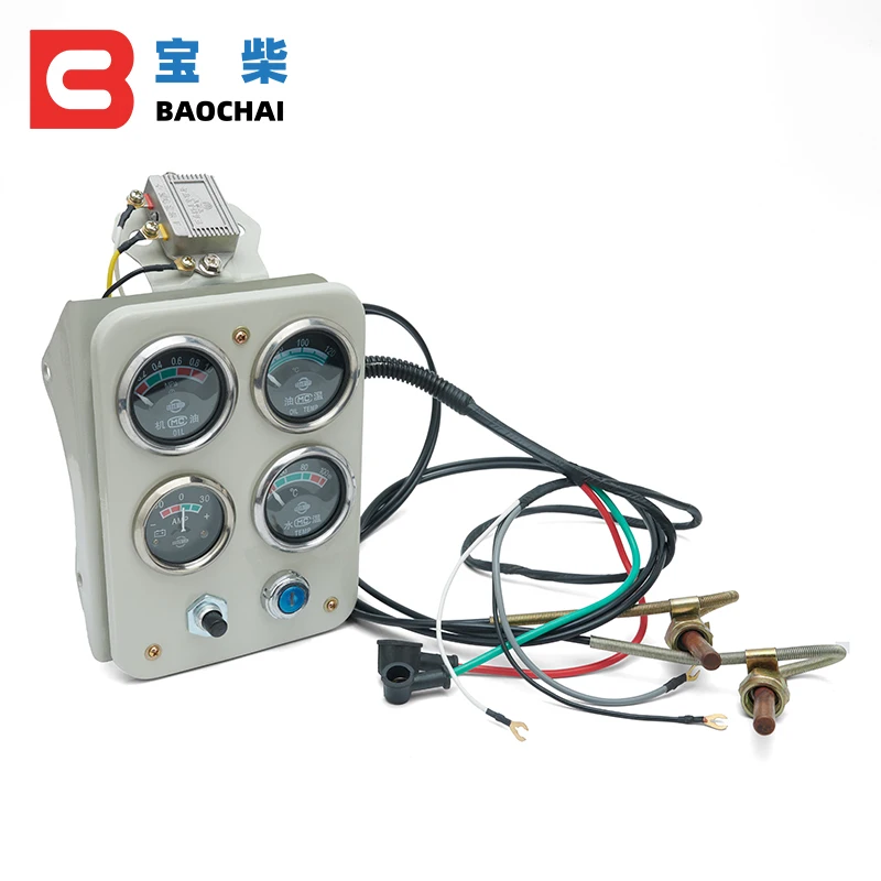 Weifang Dieselmotor Generatorsatz Instrumententafelbaugruppe R4105ZD Instrumentenkasten R6105 Instrumentenbaugruppe 24V Image