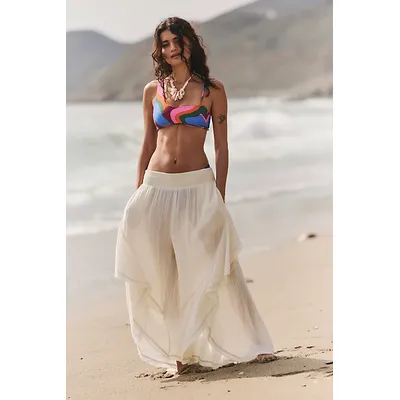Songs Of Summer Pants by free-est at Free People in Nilla Cream, Size: Large