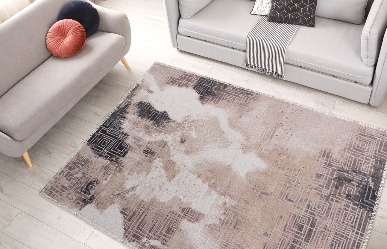 Teppich ARTE ESPINA "Prayer 500", beige (creme), B:120cm H:5mm L:170cm, Polyester, Teppiche Image