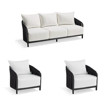 Cadiz Tailored Furniture Covers - Lounge Chair, Gray - Frontgate