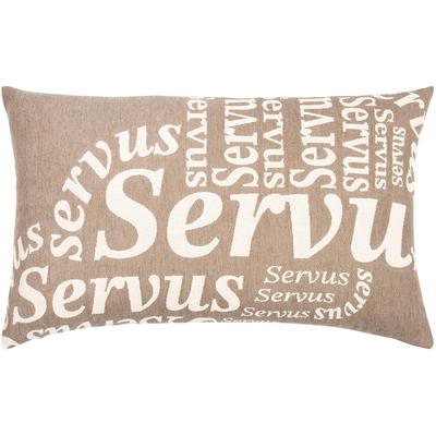 Dekokissen PAD "Servus", beige (natur), B:60cm L:35cm, Baumwolle, Dekokissen_Sitzkissen_Kissenhüllen, Made in Europe, Kissenhülle ohne Füllung, 1 Stück Image