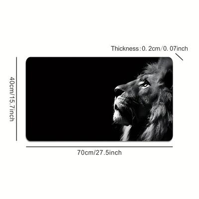 TEMU Design Hd Mouse Pad - , Soft Natural Rubber With Non-slip Base, Perfect Locking For Gaming & Office Use - Ideal Gift For Boyfriend/girlfriend Image