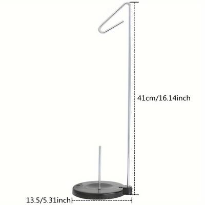 TEMU Universal Plastic Base Single Line Stand, Home Sewing Machine Single Line Stand Industrial Computer Flat Car External Line Stand Sewing Machine Accessories Image