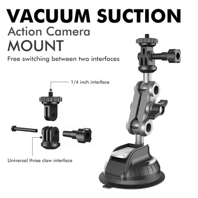 Auto-Vakuum-Saug-Action-Kamera, geeignet für DJI/Shadowstone Insta360 All 1/4 Interface Motion-Kameras