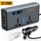 Car Inverter DC 12V to AC 110V 220V Auto Converter Type-C USB Fast Charging Charger EU US Socket Car