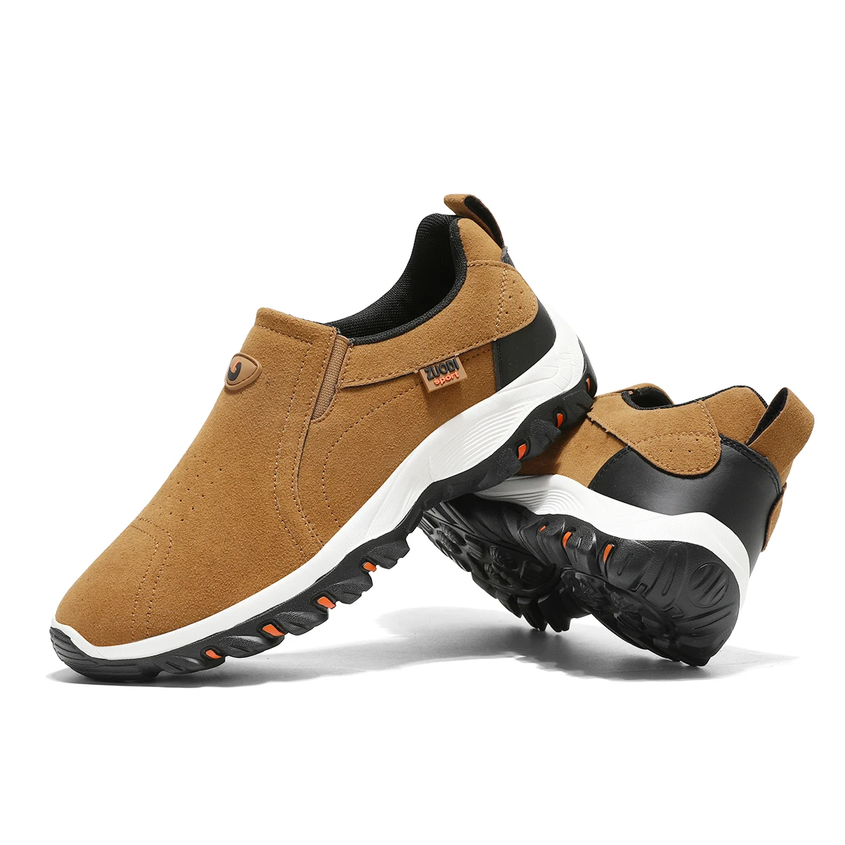 Neue Herren Casual Sportschuhe PU Leder Bergsteigen Reiseschuhe Herren Outdoor Leichte und bequeme Wanderschuhe Image