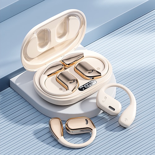 M75 Freisprech-Telefon-Fahr-Headset Ohrhaken Bluetooth 5.3 Stereo Surround Sound HIFI für Fitness Fitnessstudio Workout Mobiltelefon Valentinstagsgeschenk