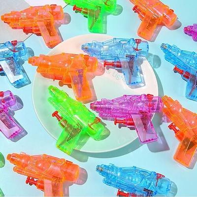 12er-Pack Mini-Wasserpistolen für Jungen und Mädchen, bunte Wasserspritzpistolen, kleine Spielzeugpistolen aus Kunststoff für Strand, Wasserpark, Schwimmbad, Partygeschenke (zufällige Farbe) Image