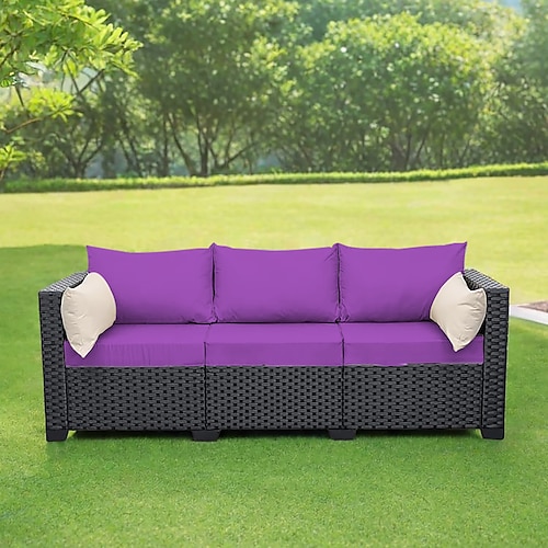 Kissenbezüge für die Terrasse im Freien, dehnbare Sitzbezüge für Gartenmöbel, Polyesterersatz für Terrassen-, Balkon- und Innenstühle