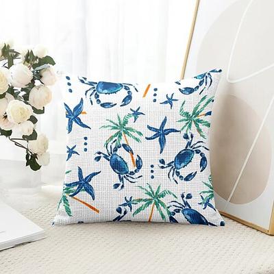 Ozeanlebewesen Dekorative Wurfkissenbezüge 1PC Weiche quadratische Couchkissenhülle Kissenbezug für Schlafzimmer Wohnzimmer Sofa Stuhl Image