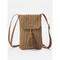 Damen-Crossbody-Handytasche aus gewebtem Stroh mit Quaste – Mini-Handtasche im Boho-Stil für Sommer und Strand für Reisen, Outdoor und Freizeitoutfits