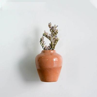süße Kühlschrankmagnete in Pflanzenvase, Mini-Blumenvasen aus Keramik zur Kühlschrankdekoration, 3D-DIY-Magnetwanddekoration, Wohnaccessoires mit Seitenansicht Image