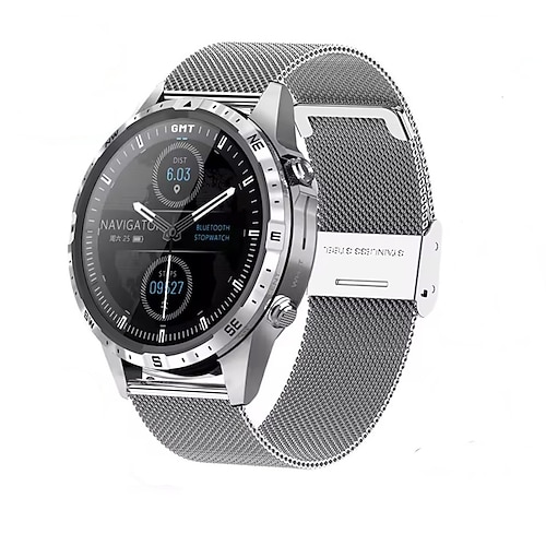 GT45 Smartwatch 1.6 Zoll Smartwatch Fitnessuhr Bluetooth Anruferinnerung Fitness-Tracker Sitzende Erinnerung Kompatibel mit Smartphone Damen Herren Nachrichtenerinnerung Schrittzähler Anpassbares Image