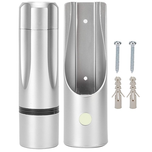 Taschenlampe zur Wandmontage, kleine, batteriebetriebene LED-Notfalltaschenlampe mit hoher Helligkeit, Fluchtbeleuchtungsfackel für Zuhause, Hotel und den Notfall Image