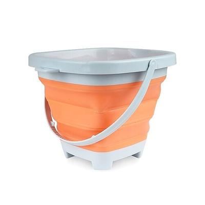 Faltbarer Eimer, 2 l, Silikon, zusammenklappbar, Ostereimer für Kinder, Mehrzweckeimer für lustige Sommeraktivitäten, Campingausrüstung, Strandutensilien Image