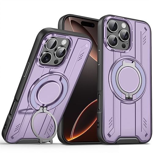 Handy Hülle Handyhüllen Für iPhone 17 Pro Max 17 Air 16 15 14 Pro Max Plus 16e 13 12 11 Pro Max Rückseite Magnetische Adsorption Mit Ständer Magnetisch Unterstützt kabelloses Laden Geometrisches Image