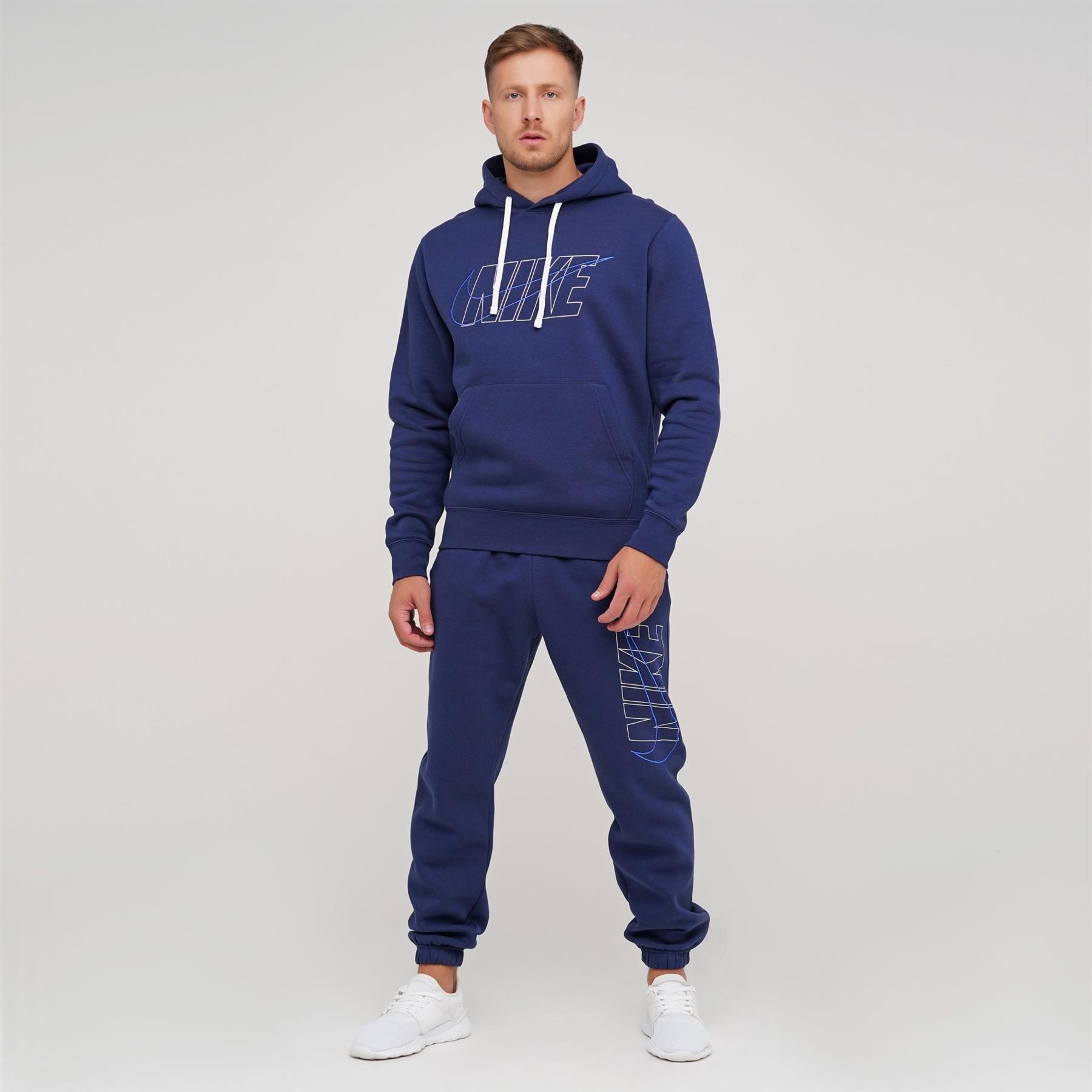 Nike Herren-Club-Trainingsanzug-Set in Navy Image