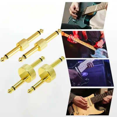 Miwayer 4Pcs Guitar Pedal Coupler 6.35mm(1/4