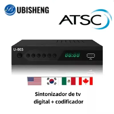 UBISHENG ATSC Digital TV Free Digital Channels Converter Box Digital Terrestrial Set Top Box with HD