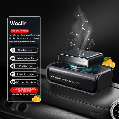Car Fragrance Aromatherapy Diffuser Car Scents Air Freshener Eliminate Car Odors Long-Lasting Scent