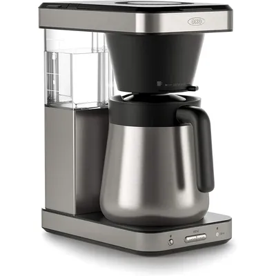 8 Cup Coffee Maker, Stainless Steel,Black