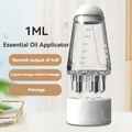 Applicatore per cuoio capelluto Soluzione per la ricrescita e lo styling dei capelli Guida pettine Testa esagonale Rullo per olio Sfera Pettine per massaggio Massaggio Strumenti per il rilassamento