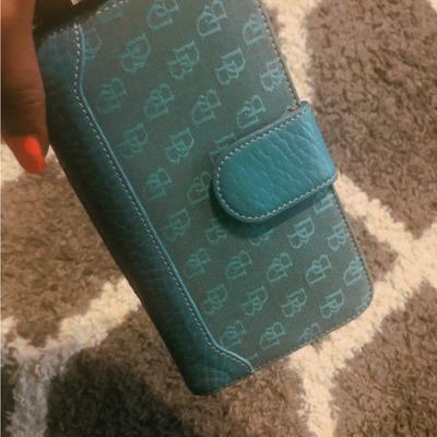 Dooney & Bourke Cell Phones & Accessories | Blue Textured Folding Phone Case | Color: Blue | Size: Os