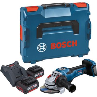 Bosch gws 18V-15 psc Professional Akku Winkelschleifer 18 v 125 mm biturbo Brushless + 2x Akku 4,0 Image