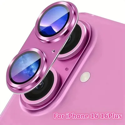 Metal Camera Glass For iPhone 17 17Air Metal Camera Alloy Ring Protector Back Cover For iPhone 16Plus 16 Camera Lens Accessories
