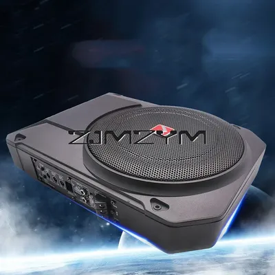 800w 10 "Car Audio Modifikation 12V aktive ultra dünne Hochleistungs-Subwoofer-Verstärker für Image