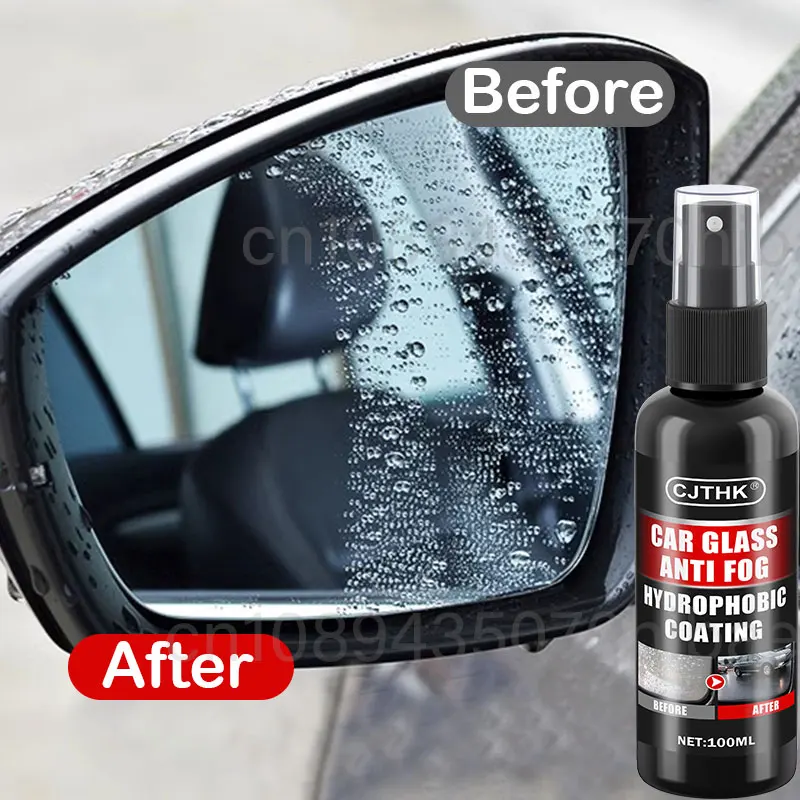 Auto Glas Anti-regen Wasser Spray Repellent Nano Beschichtung Hydrophobe Wasserdichte Mittel Öl Film Entfernen Auto Glas Film Agent Image
