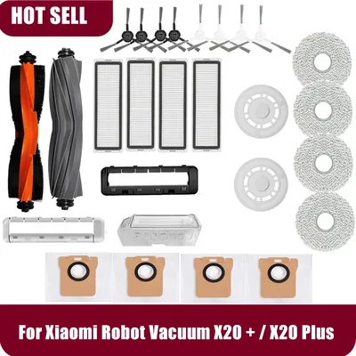 Für Xiaomi Roboter Vakuum X20 + / X20 Plus Staubbeutel Mopp Tuch Teile Zubehör Wichtigsten Seite Image