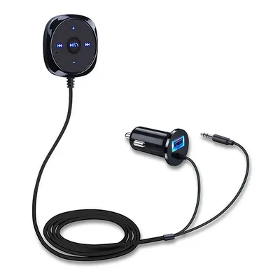 Auto Bluetooth-kompatibler Audio empfänger 3,5mm Aux Auto Bluetooth-kompatibler Player Autozubehör für Autoradio mit Aux In