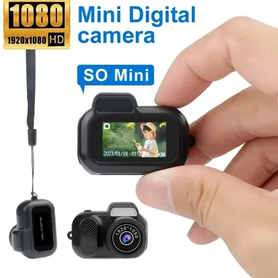 1080P HD-Minikamera mit 0,96-Display, Schlüsselanhänger, DVR-Camcorder, 32 GB Speicherkarte, OTG-Telefon teilen, kompakte Kamera, HD-Videokamera