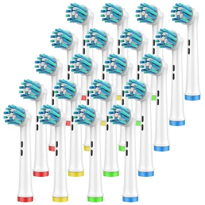 Replacement Toothbrush Heads Compatible with Oral B Braun Professional Cross Electric Brush Heads