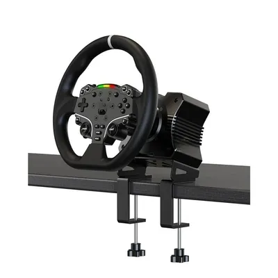 Wheel Base, 11-inch Racing Wheel R5 All-in-One PC Gaming Racing Simulator 4PCS Bundle: 5.5Nm Direct