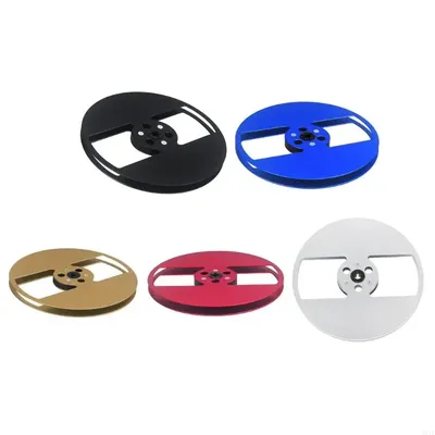 E21E Professional 7inch Aluminum Sound Deck Reel for 1/4 Tape Recorders Takeup Reel