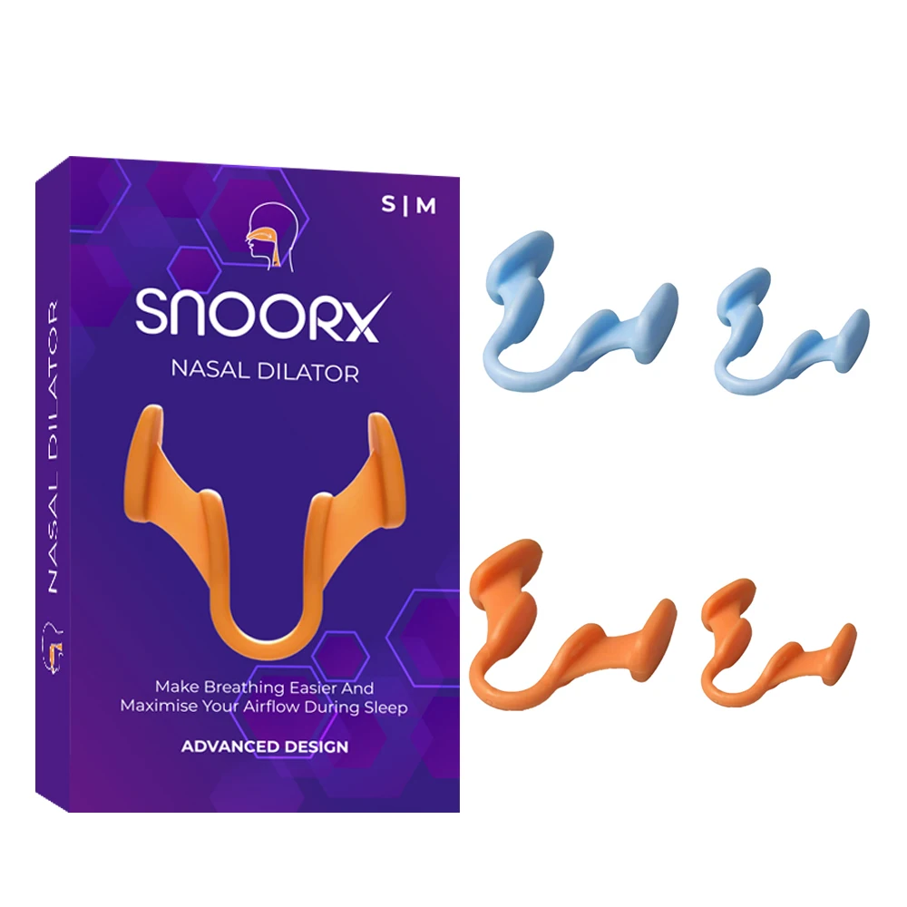 Hot Saling 4pcs/Box Snoring Anti Snore Sleep Aid Device Ease Breathing Silicone Nasal Dilator