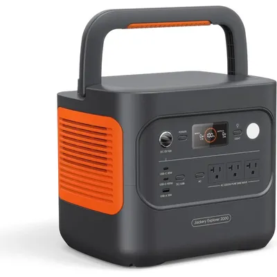 Explorer 2000 v2 Portable Power Station, 2042Wh LiFePO4 Battery, 2200W Solar Generator, USB-C PD