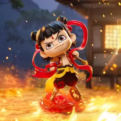 Genuine Nezha2 Born Bonds Series Blind Box Anime Action Figure Guess Bag Cute Doll Mystery Box