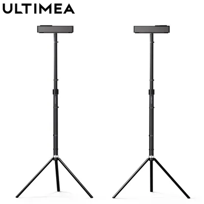 ULTIMEA Pair of Speaker Stands, Height-Adjustable Speaker Stands for Nova S90, Extendible from 62
