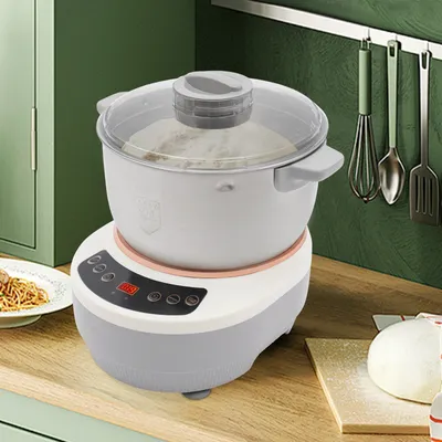 Silver 5L Electric Noodle Machine Silver Household Noodle Making Dough Mixer Machine 304 Stainless