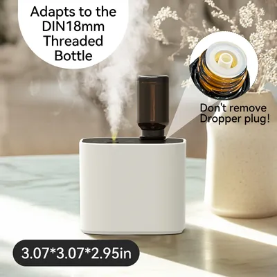 Waterless Essential Oil Diffuser Aromatherapy Nebulizer 3 Mist Modes Cycle Timer Portable Scent