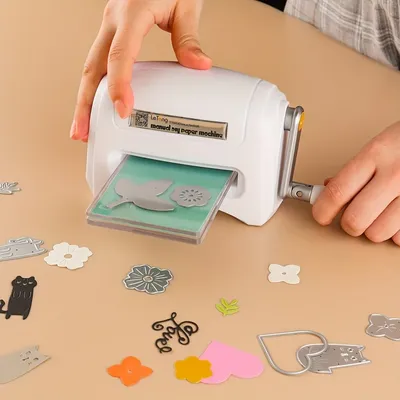 Mini Die-Cut Machine for Crafting Scrapbook Cards Paper Cutting Embossing Manual Work Tool paper